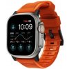 Nomad remienok Rugged Strap pre Apple Watch 44/45/49mm - Ultra Orange/Black Hardware NM01217985