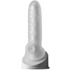 Fat Boy Checker - penisový návlek 17cm - mliečnobiely