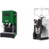Gaggia New Classic E24, green + Eureka Mignon Specialita, NX black