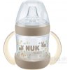 Nuk fľaša dojčenská For Nature s kontrolou teploty hnedá 150 ml