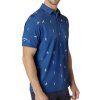 Pánska polokošeľa Callaway Golf SS TIME LAPSE P GALAXY BLUE modrá M