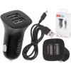 KIK KX5333 Nabíjačka do auta 2x USB 2,10 A + micro čierna