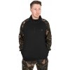 Fox Mikina LW Black Camo QTR Zip - M