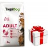 TROPIDOG Premium Adult Small Breeds s morčacím mäsom a ryžou 8kg + prekvapenie pre vášho psa ZDARMA