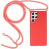 VSETKONAMOBIL 72529 ROPE Kryt so šnúrkou Samsung Galaxy S24 Ultra 5G červený