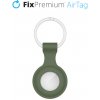 FixPremium - Silikónová Kľúčenka pre AirTag, tmavozelená
