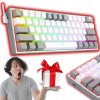 Redragon K617 Fizz RGB White/Grey