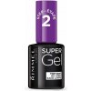 Rimmel Gélový lak na nechty Super Gél Nail Polish 001 Top Coat No Light 12 ml