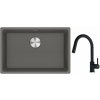 Súprava granitový drez Franke Maris 125.0687.258, kuchynská batéria Franke Lina 115.0626.055