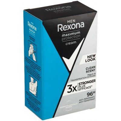 Rexona Men Maximum Protection Clean Scent antiperspiračný krém 45 ml