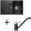Blanco set Zia 45 S + Wega II silgranit/chróm biela soft