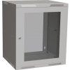 Solarix Networks Limited Rozvádzač dátový nástenný skladaný SENSA LITE 12U 450mm, dvere sklo, SENSA-L-12U-545-11-G