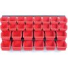 KISTENBERG Závěsný panel s 30 boxy na nářadí ORDERLINE 800x165x400