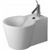 Duravit Starck 1 - Závesný bidet, 1 otvor pre armatúru prepichnutý, 410 x 575 mm, biely 0274150000