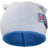 Jesenná detská čiapočka New Baby In-line sivo-modrá 110 (4-5r)