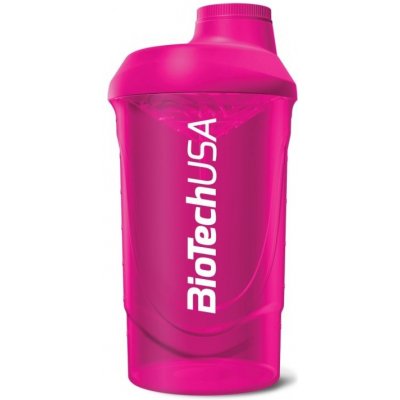 BioTech USA Shaker WAVE 600 ml, fialovo/ružová