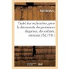 Traite Des Recherches, Pour La Decouverte Des Personnes Disparues, Des Enfants, Animaux Et Objets (MAVERIC-J)(Brožovaná)