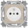 ABB 5519H-A02357 18 Levit Jednoduchá zásuvka s ochranným kolíkom, s uzávermi
