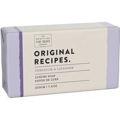 Scottish Fine Soaps luxusní tuhé mydlo Muškát a levanduľa 220 g