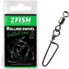 ZFISH Obratlík s karabínou Rolling Swivel & Coastlock Snap veľ. 16 10 ks