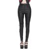 nohavice gotický DEVIL FASHION Drawn Punk Čierna S