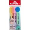 KORES K0 Pen Pastel, M-1 mm, pastelové farby – balenie 6 ks