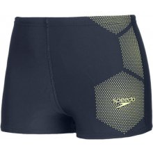 Speedo Tech Placement Aquashort Boy True Navy/Fluo Yellow