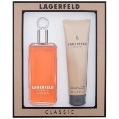 Karl Lagerfeld Classic darčekový set toaletná voda 150 ml + sprchovací gél 150 ml pre mužov