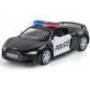 POLICAJNÉ AUTO POLÍCIA POLICE POLICAJNÉ AUTO AUTÍČKO HRAČKA AUDI R8