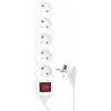Emos prodlužovací šňůra P1510R - 5 zásuvek, 10m, 16A, s vypínačem
