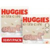 Huggies Extra Care Newborn 2 4-6kg Monthly Pack P82x2