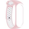 Eternico Sporty na Xiaomi Mi band 5/6/7 silk pink and white APW-XMI7SP-SPW