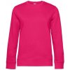 QUEEN Crew Neck Sweat /Women , white, S Farba: magenta pink, Velkost: L