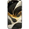 Lesklé puzdro Exclusive iSaprio - Black and Gold - iPhone 7/8/SE 2020/SE 2022