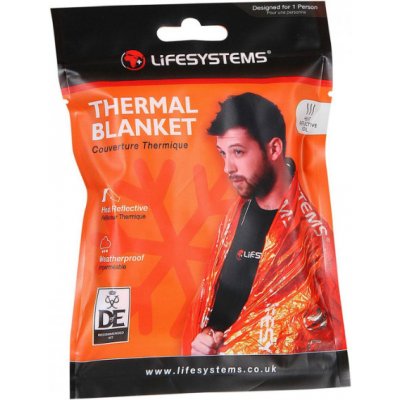 Lifesystems Thermal Blanket orange - nouzová přikrývka