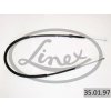 żażné lanko parkovacej brzdy LINEX 35.01.97
