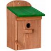 Búdka pre vtáky z dreva Kŕmidlo Domčeky búdky zelená