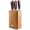 Súprava nožov G21 Gourmet Nature 5 ks + bambusový blok