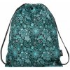 Bagmaster Dievčenské školské vrecko na prezuvky alebo šport SHOES ALFA 9 B BLACK/TURQUOISE