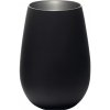 Pohár Stölzle Elements 465 ml, čierny/strieborný (6 ks)