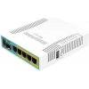 MIKROTIK RouterBOARD hEX PoE + L4 (800MHz; 128MB RAM, 5xGLAN