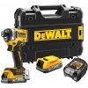 DeWALT DCF860E2T 18V AKU rázový utahovák, 2x1,7Ah, nabíječka, Tstak