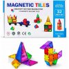 Magnetic Tiles Magnetická stavebnica sada 32ks