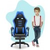 Detské modro-čierne herné kreslo HELLS CHAIR HC-1039 2.0, HC__5907196011238