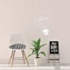 Sablio Samolepka na stenu: Žárovka - 60x90 cm