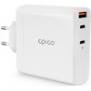 Epico 140W GaN sieťová nabíjačka - biela 9915101100142