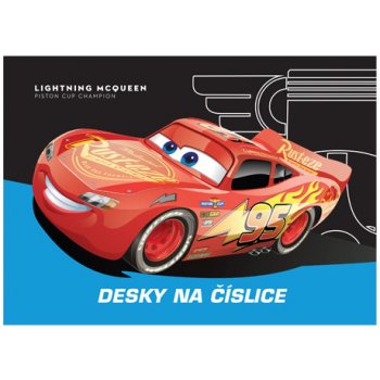 Dosky na číslice Cars