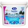 Sparkly POOL Chlórové tablety do bazéna 6v1 multifunkčné 200g 5 kg