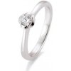 SOFIA DIAMONDS prsteň z bieleho zlata s diamantom 0,20 ct BE41/05953-W
