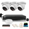 Dahua IP monitorovacia súprava 8mpx 4K 3 kamery IPC-HDW2849TM-S-IL s 1TB diskom
